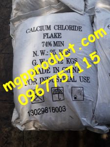 CalciumChloride 74% (flake) whiteblack-bag